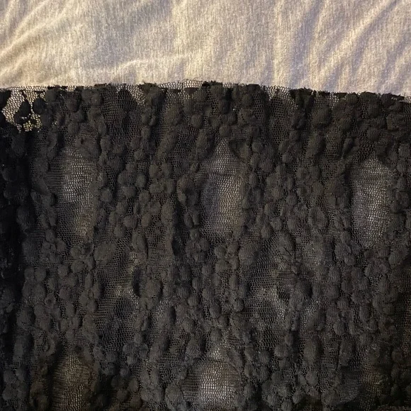 Free People Black Lace Maxi Skirt XS - Picture 2 of 16